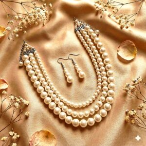 Three Pearl Necklace Set